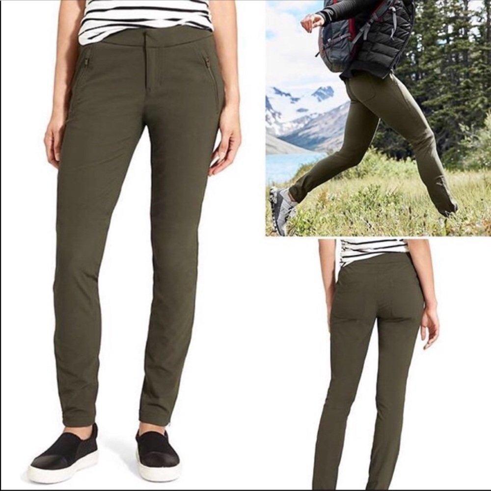 Athleta Wander Skinny Pant Size 8 w/ zipper detail